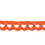 Dentelle Galon Coton Frou-Frou 8mm Orange 1703-8-56 petite image