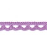 Dentelle Galon Coton Frou-Frou 8mm Violet clair 1703-8-60 petite image