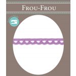 Dentelle Galon Coton Frou-Frou 8mm Violet clair 1703-8-60 image