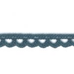 Dentelle Galon Coton Frou-Frou 8mm Bleu Gris 1703-8-7 petite image