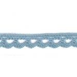 Dentelle Galon Coton Frou-Frou 8mm Bleu layette 1703-8-8 petite image