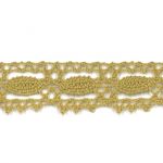 Dentelle Galon Coton Frou-Frou 19mm Moutarde 1704-19-34 petite image