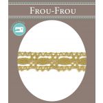 Dentelle Galon Coton Frou-Frou 19mm Moutarde 1704-19-34 image