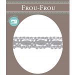 Dentelle Galon Coton Frou-Frou 19mm Gris perle 1704-19-36 image