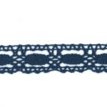 Dentelle Galon Coton Frou-Frou 19mm Bleu foncé 1704-19-4 petite image
