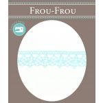 Dentelle Galon Fantaisie Coton Frou-Frou 12mm Bleu lagon 1785-0-11 image
