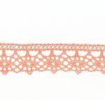 Dentelle Galon Fantaisie Coton Frou-Frou 12mm Corail 1785-0-16 petite image