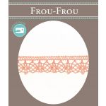 Dentelle Galon Fantaisie Coton Frou-Frou 12mm Corail 1785-0-16 image