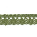 Dentelle Galon Fantaisie Coton Frou-Frou 12mm Kaki 1785-0-19 petite image