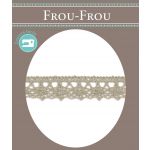 Dentelle Galon Fantaisie Coton Frou-Frou 12mm Beige clair 1785-0-32 image