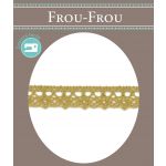 Dentelle Galon Fantaisie Coton Frou-Frou 12mm Moutarde 1785-0-34 image