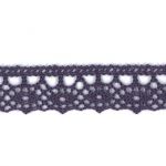 Dentelle Galon Fantaisie Coton Frou-Frou 12mm Myrtille 1785-0-48 petite image