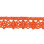 Dentelle Galon Fantaisie Coton Frou-Frou 12mm Orange 1785-0-56 petite image