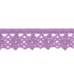 Dentelle Galon Fantaisie Coton Frou-Frou 12mm Violet clair 1785-0-60 petite image