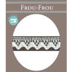 Dentelle Galon Coton Frou-Frou 12mm Blanc 1786-0-2 image