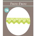 Dentelle Galon Coton Frou-Frou 12mm Vert pomme 1786-0-21 image