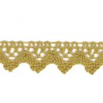 Dentelle Galon Coton Frou-Frou 12mm Moutarde 1786-0-34 petite image