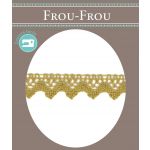 Dentelle Galon Coton Frou-Frou 12mm Moutarde 1786-0-34 image