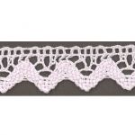 Dentelle Galon Coton Frou-Frou 12mm Rose clair 1786-0-42 petite image
