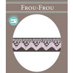 Dentelle Galon Coton Frou-Frou 12mm Rose clair 1786-0-42 image