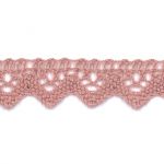 Dentelle Galon Coton Frou-Frou 12mm Rose poudré 1786-0-45 petite image