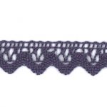 Dentelle Galon Coton Frou-Frou 12mm Myrtille 1786-0-48 petite image