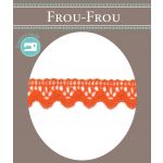 Dentelle Galon Coton Frou-Frou 12mm Orange 1786-0-56 image