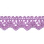 Dentelle Galon Coton Frou-Frou 12mm Violet clair 1786-0-60 petite image