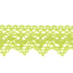 Dentelle Galon Coton Frou-Frou 25mm Vert pomme 1787-0-21 petite image