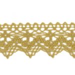 Dentelle Galon Coton Frou-Frou 25mm Moutarde 1787-0-34 petite image
