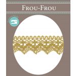 Dentelle Galon Coton Frou-Frou 25mm Moutarde 1787-0-34 image
