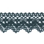 Dentelle Galon Coton Frou-Frou 25mm Gris foncé 1787-0-39 petite image