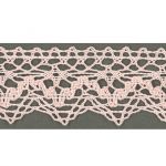 Dentelle Galon Coton Frou-Frou 25mm Rose clair 1787-0-42 petite image