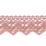Dentelle Galon Coton Frou-Frou 25mm Rose poudré 1787-0-45 petite image