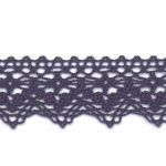 Dentelle Galon Coton Frou-Frou 25mm Myrtille 1787-0-48 petite image