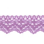 Dentelle Galon Coton Frou-Frou 25mm Violet clair 1787-0-60 petite image