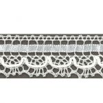 Dentelle entrelacée Satin- Coton Frou-Frou 21mm entrelacée Blanc 1865-21-2 petite image