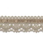 Dentelle entrelacée Satin- Coton Frou-Frou 21mm entrelacée Blanc 1865-21-32 petite image