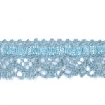 Dentelle entrelacée Satin- Coton Frou-Frou 21mm entrelacée Noir 1865-21-8 petite image