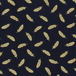 TISSU FROU-FROU TOUT CE QUI BRILLE Bleu marine PLUME DORE Laize de 150cm - PRIX AU METRE