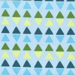 TISSU FROU-FROU Kirigami Home Bleu layette Laize de 110cm - PRIX AU METRE