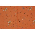 TISSU FROU-FROU PETIT FROU-FROU DANS L'ESPACE Orange foncé 2706-0-2 image