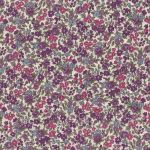 TISSU FROU-FROU FLEURI Violet clair petites Fleurs Laize de 110cm - PRIX AU METRE