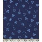 TISSU FROU-FROU ODONATA Coeur Bleu foncé 2902-0-210 image