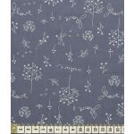TISSU FROU-FROU ODONATA I love nature ARDOISE CENDREE 2902-0-303 image