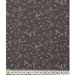 TISSU FROU-FROU A BICYCLETTE TAUPE Motif bicyclette 2903-0-101 image