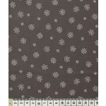 TISSU FROU-FROU A BICYCLETTE TAUPE Motif Fleur 2903-0-401 image