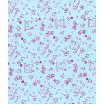 TISSU FROU-FROU I Love Couture Ustensile Bleu lagon 2905-0-211 image