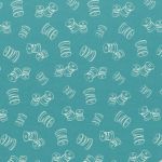 TISSU FROU-FROU I Love Couture Bobine Turquoise foncé 2905-0-311 petite image