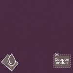TISSU COUPON ENDUIT FROU-FROU UNI 70x35cm Violet foncé